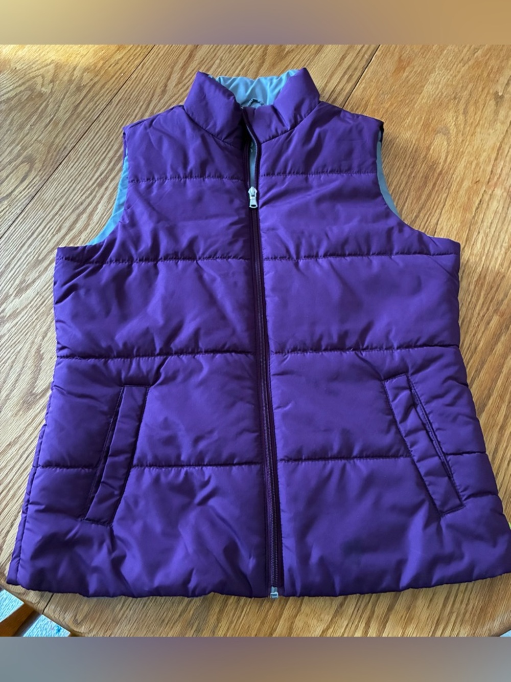 Women’s Made for Life Quilted Puffer Vest Purple small